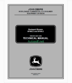 John Deere BP45LE and BP65LE Backpack Blowers Technical Manual (TM104119)