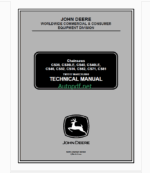 John Deere CS36, CS36LE, CS40, CS40LE, CS46, CS52, CS56, CS62, CS71, CS81 Chainsaws Technical Manual (TM1917)