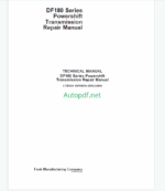 John Deere CTS Rice Combine Repair Operation and Tests Technical Manual (TM1543)