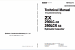 ZX290LC-5B, ZX290LCN-5B Hydraulic Excavator Technical Manual - Troubleshooting