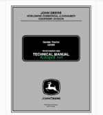 John Deere GX355 Garden Tractor Technical Manual (TM1974)