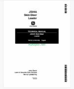 John Deere JD24A Skid Steer Loader Technical Manual (TM1157)