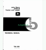 John Deere JD401-B Tractor and Loader Technical Manual (TM1091)