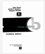 John Deere JD440C Skidder, Grapple Skidder Technical Manual