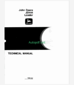 John Deere JD444 Loader Technical Manual (TM1162)