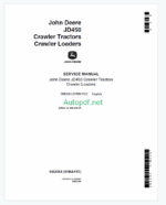 John Deere JD450 Crawler Tractors Crawler Loaders SERVICE MANUAL