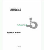 John Deere JD500 Series-B Loader Backhoe Technical Manual (TM1024)