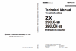 ZX290LC-5B,ZX290LCN-5B Technical Manual (Troubleshooting)