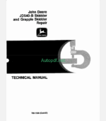 John Deere JD540-B Skidder and Grapple Skidder Repair Technical Manual (TM1139)