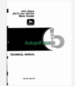 John Deere JD555 Crawler Loader Technical Manual (TM1111)