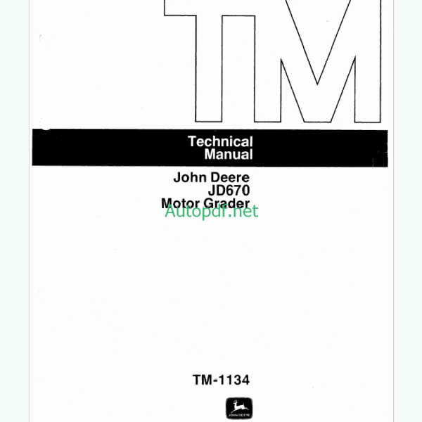 John Deere JD646 Compactor Technical Manual (TM1073)