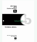 John Deere JD750 Crawler Bulldozer Technical Manual (TM1136)