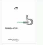 John Deere JD844 Loader Technical Manual (TM1189)