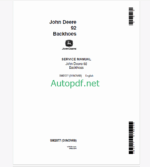 John Deere John Deere 92 Backhoes Service Manual