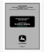 John Deere JS20 JS30 JS40 Walk-Behind Rotary Mowers Technical Manual (TM1335)