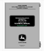 John Deere JS25, JS35, JS45 Walk-Behind Rotary Mowers MowMentumTM Technical Manual (TM103619)