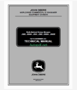 John Deere JS60 JS60H JS61 JS63 JS63H JS63E Walk-Behind Rotary Mowers Technical Manual (TM1710)