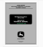 John Deere JX75 and JA62 Walk-Behind Rotary Mowers Technical Manual (TM2208)