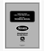 John Deere L1642, L17.542, L2048 and L2548 Scotts Lawn Tractor Technical Manual (TM1949)