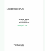 John Deere LCS Service Display Technical Manual (TM2157)