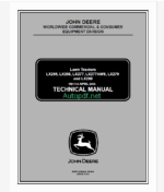 John Deere LX255 LX266 LX277 LX277AWS LX279 and LX288 Lawn Tractors Technical Manual (TM1754)