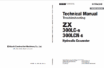 ZX300LC-6, ZX300LCN-6 Technical Manual (Troubleshooting)