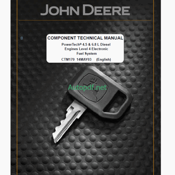 John Deere Planter Monitoring Systems Technical Manual (TM1270)