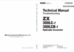 ZX300LC-7, ZX300LCN-7 Technical Manual (Troubleshooting)