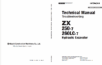 ZX250-7,ZX260LC-7 Technical Manual (Troubleshooting) (For Oceanian market)