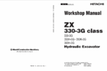 ZX330-3G,ZX350H-3G,ZX350K-3G,ZX360H-3G Workshop Manual