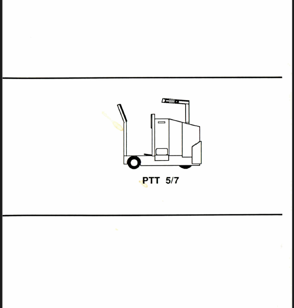 Clark PTT5, PTT7 Pallet Truck Operators Manual (OM-545)