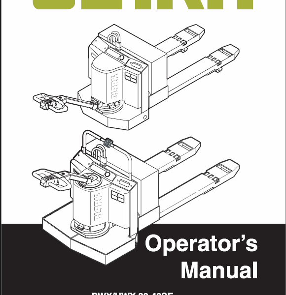 Clark PWX, HWX 30-40SE Forklift Operators Manual (OM-781)