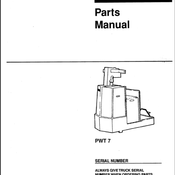 Clark PWT7 Parts Manual (X-169)