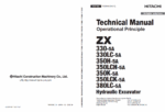 ZX330-5A,ZX330LC-5A,ZX350H-5A,ZX350LCH-5A,ZX350K-5A,ZX350LCK-5A,ZX380LC-5A Technical Manual (Operational Principle)