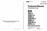 ZX330-5A,ZX330LC-5A,ZX350H-5A,ZX350LCH-5A,ZX350K-5A,ZX350LCK-5A,ZX380LC-5A Technical Manual (Troubleshooting)