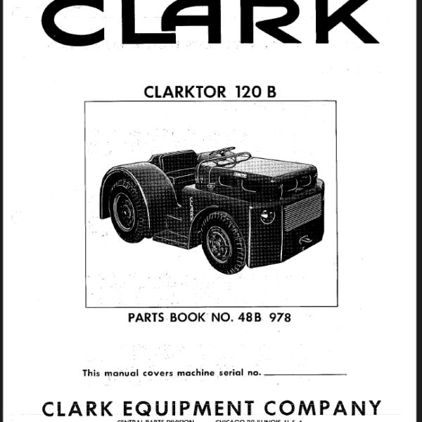 Clark Clarktor 120B Parts Manual (48B)
