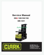 Clark QSQ126, QSQ162, QSQ192 Service Manual (SM1201)
