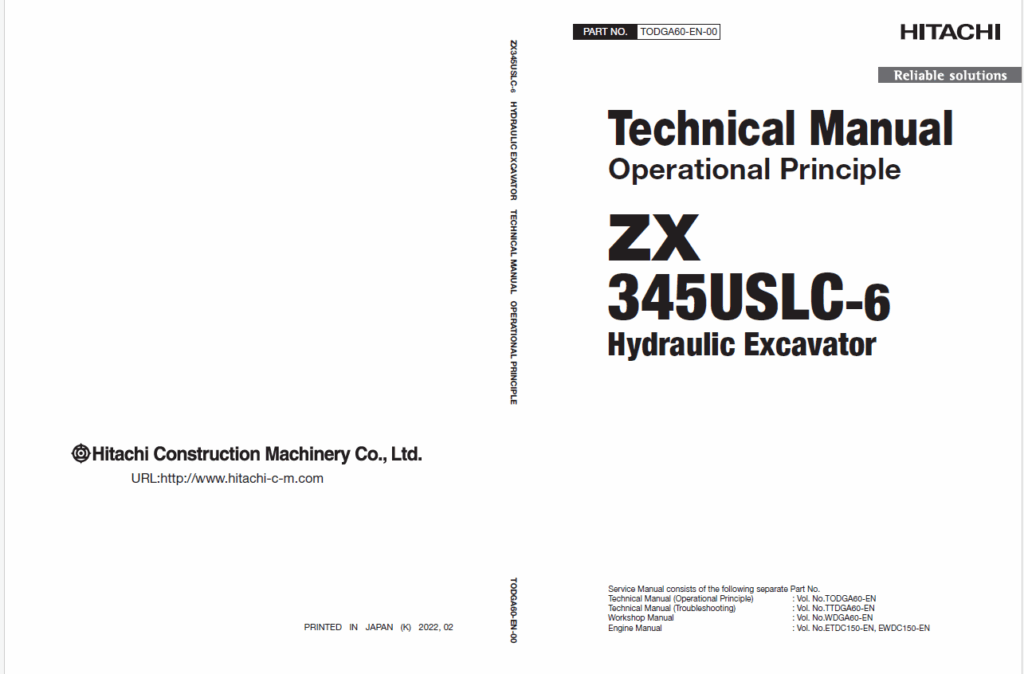 ZX345USLC-6 Technical Manual (Operational Principle)
