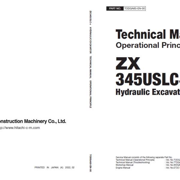 ZX345USLC-6 Technical Manual (Operational Principle)