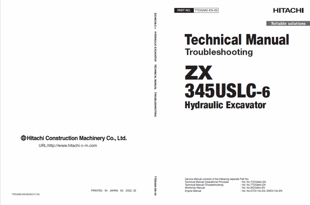 ZX345USLC-6 Technical Manual (Troubleshooting)