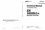 ZX345USLC-6 Technical Manual (Troubleshooting)