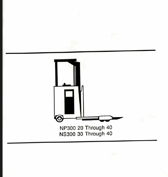 Clark NP300-20 thru 40, NS300-30 thru 40 Forklift Operators Manual (OM-538)