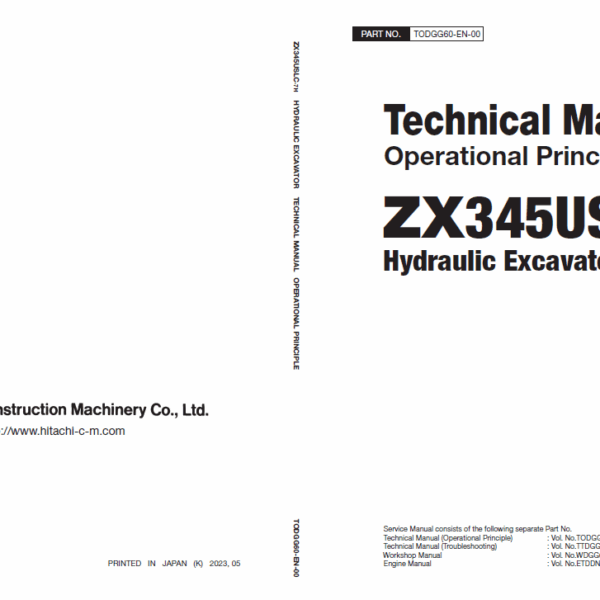 ZX345USLC-7H Technical Manual (Operational Principle)