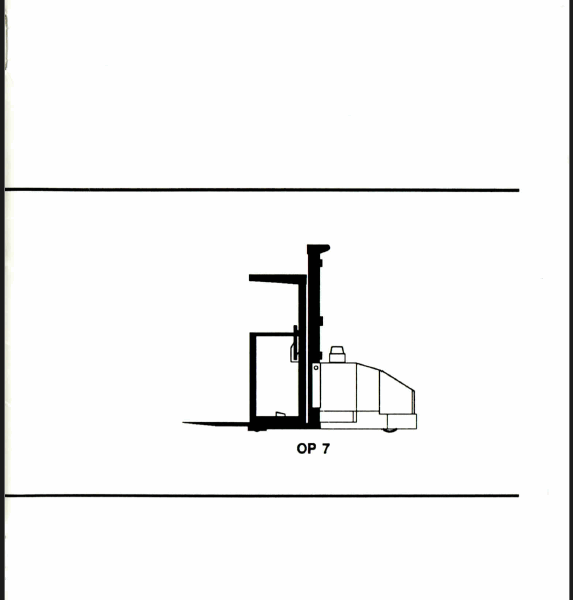Clark OP7 Order Picker Operators Manual (OM-549)