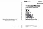 ZX350-7,ZX360LC-7,ZX360LCH-7 Technical Manual (Operational Principle) (For Oceanian market)