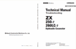 ZX250-7260LC-7 Technical Manual (Troubleshooting) (For Oceanian market)