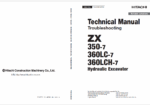 ZX350-7,ZX360LC-7,ZX360LCH-7 Technical Manual (Troubleshooting) (For Oceanian market)