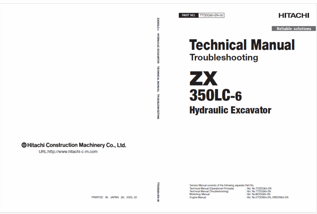 ZX350LC-6 Technical Manual (Troubleshooting)