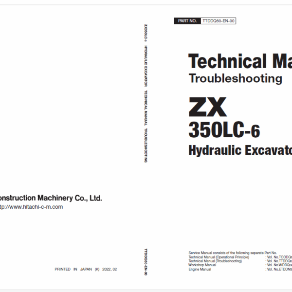 ZX350LC-6 Technical Manual (Troubleshooting)
