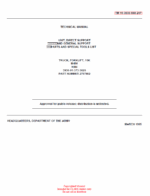 Clark M490, NSN Truck, Forklift 15K Technical Manual (235-2329397_Gov)